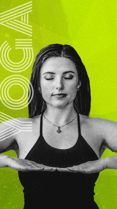 An easy yoga flow for anxiety with Lauren